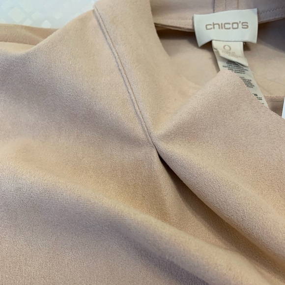 Chico’s Drape Jacket (Size 0) Frosted Petal Color - Picture 7 of 13